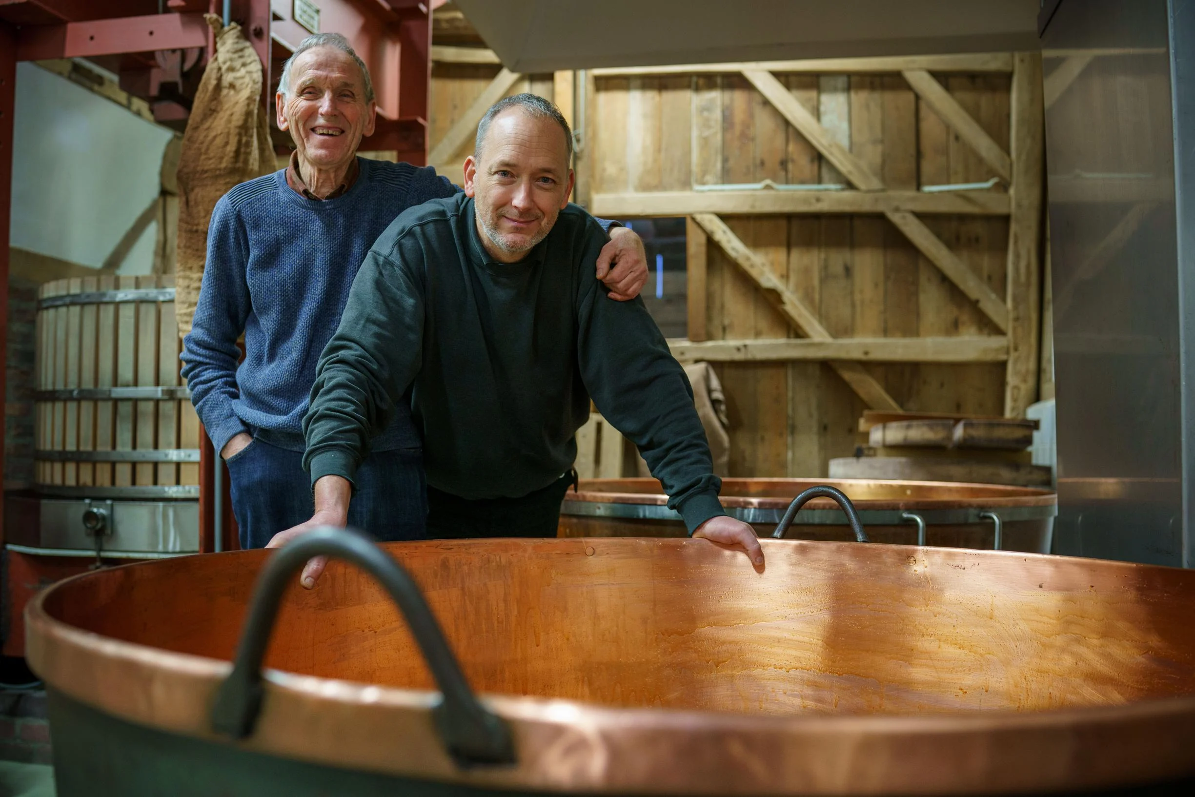 Bio-pioniers Mart en zoon Magiel Vandewall